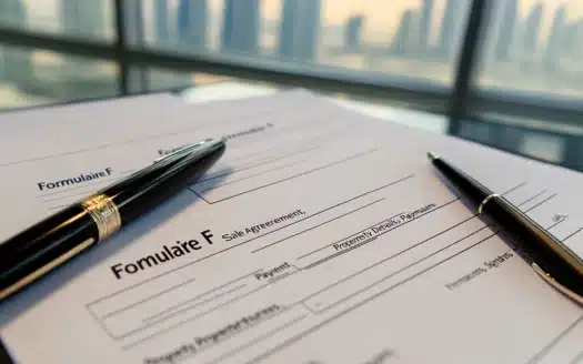 Formulaire F immobilier Dubaï