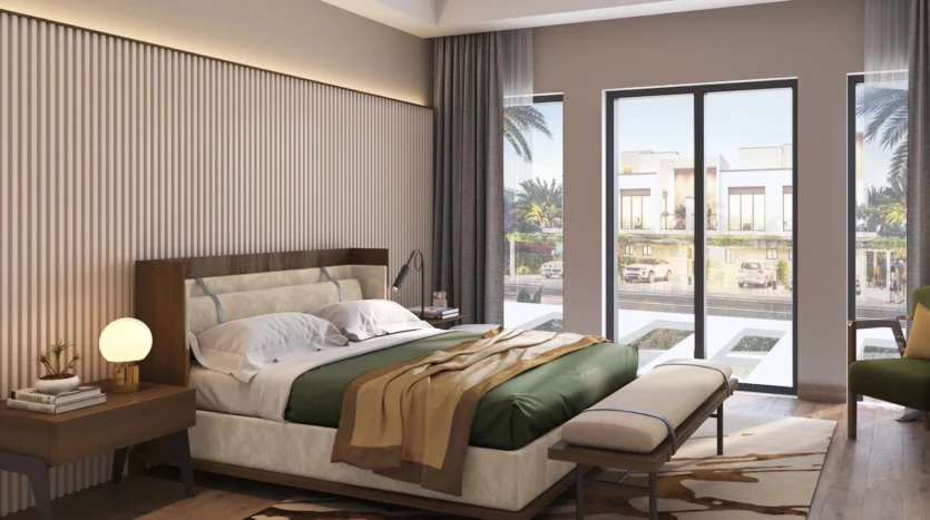 Chambre de maison du projet sun city réalisé par damac à dubaï